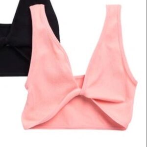 NWOT Abound Pink Hydrangea Avery Twist Bralette